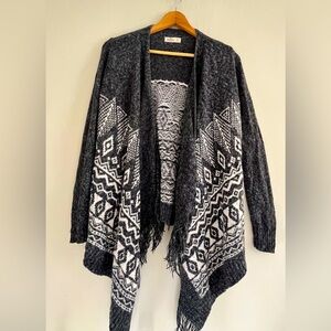 Holister open holiday cardigan